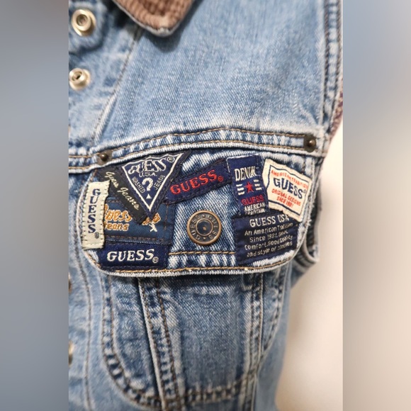 80s Guess Patchwork Vest - Picture 4 of 5